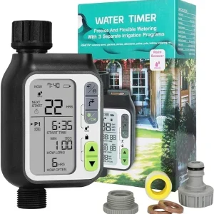 Προγραμματιστής Ποτίσματος Μπαταρίας με Αισθητήρα Βροχής & 3 Προγράμματα