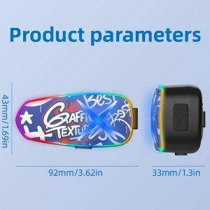 Ακουστικό Κράνους Bluetooth 6.0 Με ENC Και Μπαταρία 40H K15 Graffiti