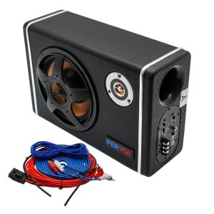 Αυτοενισχυόμενο Subwoofer Αυτοκινήτου 12V 4500W με Κούτα CTC-8030 PERVOI