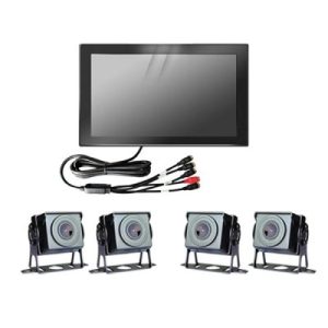 Οθόνη παρακολούθησης και έγκαιρης προειδοποίησης φορτηγού περιοχής τυφλής οδήγησης 4 καναλιών XD2406