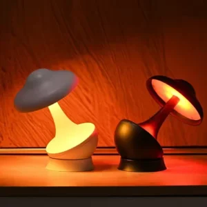 Επαναφορτιζόμενο επιτραπέζιο φωτιστικό LED RGB μανιτάρι USB