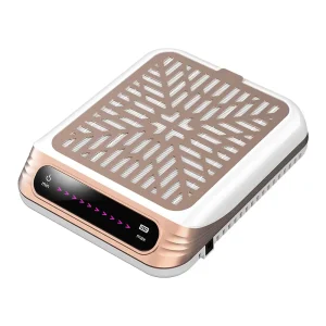 Επαγγελματικός απορροφητήρας σκόνης νυχιών 80W Blueque 858-16 λευκό/χρυσό