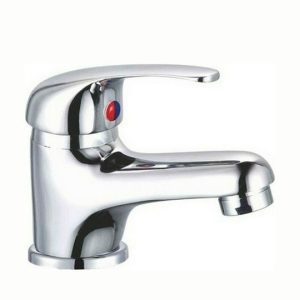 858560 Αναμεικτική Μπαταρία Νιπτήρα Ασημί