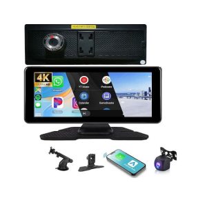 Φορητό στερεοφωνικό αυτοκινήτου bluetooth με Οθόνη αφής 26,06 cm με ενσωματωμενη κάμερα και κάμερα οπισθοπορείας MP5 Player XD903D