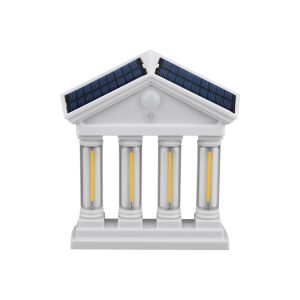 Ηλιακό Φωτιστικό Τοίχου LED Με Αισθητήρα Κίνησης IP44 Αδιάβροχο Θερμό Λευκό YD2342