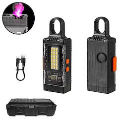 Φακός Μπρελόκ LED Αδιάβροχος Πολυλειτουργικός Λευκό 110133