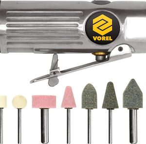 Vorel 81109 Πολυτριβείο Αέρος με Εξαρτήματα Λείανσης