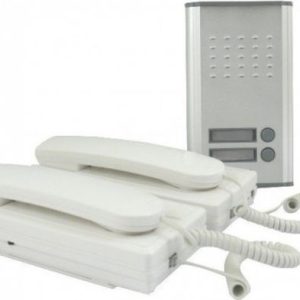 Σετ Θυροτηλεφώνου με Μπουτονιέρα και Ακουστικό για 2 Διαμερίσματα RL-3208AA