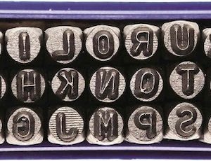 Πόντες Λατινικά Γράμματα A-Z 6mm 27τμχ