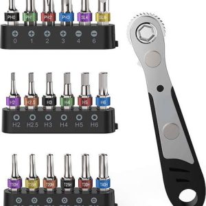 Κατσαβίδι Καστάνιας με 19 Εναλλασσόμενες Μύτες 17020030