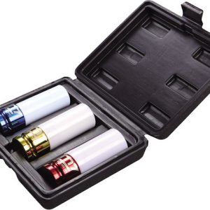 M7 Καρυδάκια Αέρος Εξάγωνα με Καρέ Υποδοχής 1/2" Σετ MA4030 3τμχ