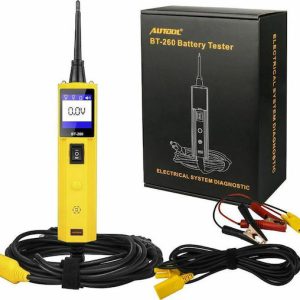 Autool BT260 Ψηφιακό Battery Tester με Κροκοδειλάκια