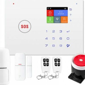 DY-G66W Ασύρματο Σύστημα Συναγερμού με Ανιχνευτή Κίνησης , Αισθητήρα Πόρτας , Σειρήνα , 2 Τηλεχειριστήρια , Κέντρο και Πληκτρολόγιο (Wi-Fi / GSM)