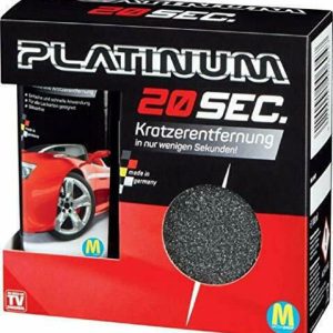 Σετ Κρέμα Σφουγγάρι Αφαίρεσης Γρατζουνιών Αυτοκινήτου Platinum 20 SEC 100ml