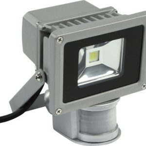 Προβολέας LED 10W Ψυχρό Λευκό 6000K με Αισθητήρα Κίνησης