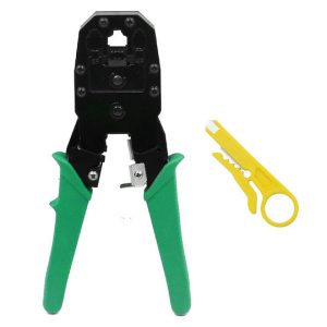 Rolinger Πρέσα Ακροδεκτών Δικτύου RJ12, RJ11, RJ45, RJ10 με Απογυμνωτή (Μήκος 180mm) TO-OB-315