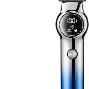 Επαναφορτιζόμενo Σετ Κουρευτικής Μηχανής KM-1852 Μπλε