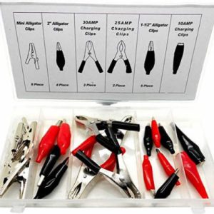 Κροκοδειλάκια καλωδίων 28 τεμ. W16682