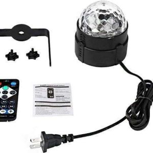 Πάρτυ Φωτορυθμικό 9W με Τηλεχειριστήριο και Βάση Strobe 17959032