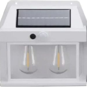 Ηλιακό φωτιστικό LED με 2 λάμπες SN23521-83A Λευκό χρώμα