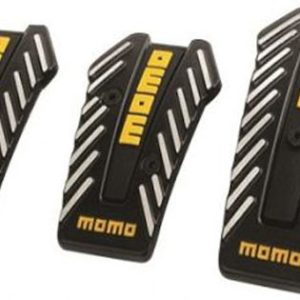 Πεταλίερα αυτοκινήτου 3 τμχ. MOMO HW-0306B μαύρο χρώμα