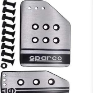 Πεταλίερα αυτοκινήτου 2 τμχ. SPARCO HW-0305S ασημί χρώμα