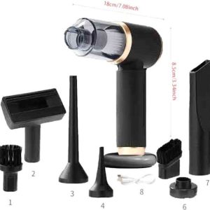 Zl-2 Σκουπάκι Αυτοκινήτου Στερεών με Ισχύ 60W Επαναφορτιζόμενο 12V