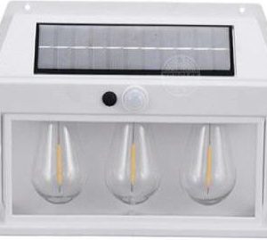 Ηλιακό φωτιστικό LED με 3 λάμπες SN23521-84A Μαύρο χρώμα