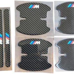 Προστατευτικά Πόρτας Αυτοκινήτου Μαύρα 8τμχ HW-0265 M