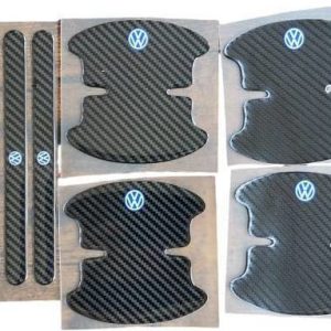 Προστατευτικά Πόρτας Αυτοκινήτου Μαύρα 8τμχ HW-0264 VW