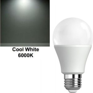 Α60 Λάμπα LED 7W για Ντουί E27 και Σχήμα A60 Ψυχρό Λευκό 600lm