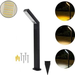 Κήπου Καρφωτό Ηλιακό Φωτιστικό Φυσικό Λευκό με Φωτοκύτταρο