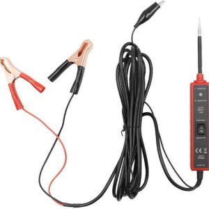 Factory 325330 Αναλογικό Battery Tester με Κροκοδειλάκια