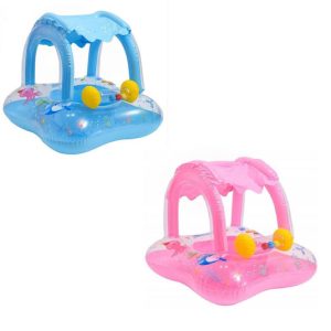 Φουσκωτό Παιδικό Σωσίβιο Κουλούρα με Διάμετρο 65εκ. Ροζ