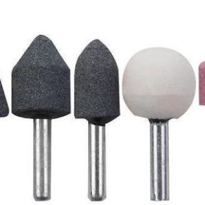 Πέτρες Λείανσης με Αξονάκι 1/4″ 5τμχ zp-1006