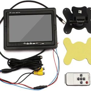Έγχρωμο TFT LED Μόνιτορ τετραπλής οθόνης 7” οχήματος και Τηλεχειριστήριο CAR7004F