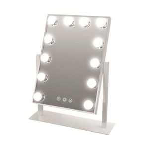 Καθρέπτης μακιγιάζ αφής 12 LED 30x40cm HYH-170 Λευκό