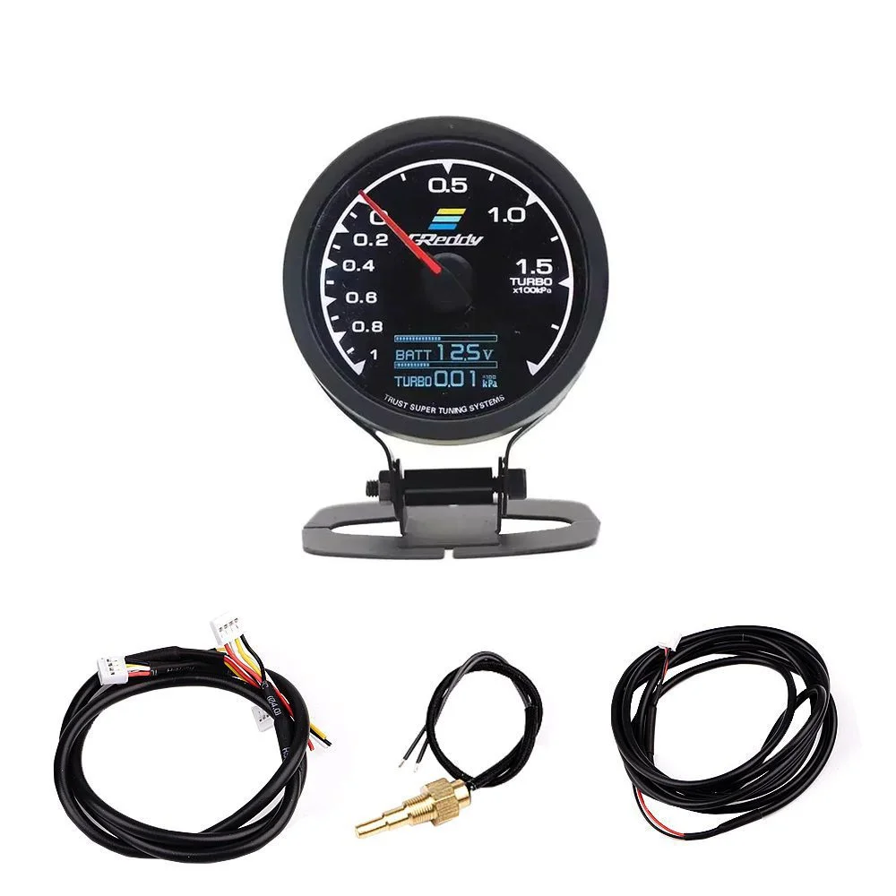 Ψηφιακό και Αναλογικό Μπαρόμετρο Αυτοκινήτου και Βολτόμετρο Greddy SY-YB0031A