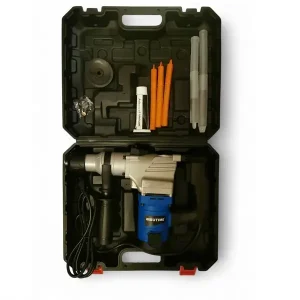 Ηλεκτρικό κρουστικό δράπανο 800W 220V 900rpm 26mm με 5 κεφαλές σε βαλιτσάκι μεταφοράς HL18668-264