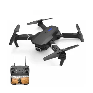 E88 pro drone με ευρεία γωνία Hd 4k 1080p διπλό ύψος κάμερας κρατήστε Wifi Rc πτυσσόμενο quadcopter