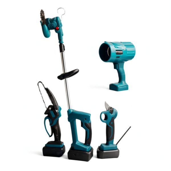 Επαγγελματικός φυσητήρας και ψαλίδι κλαδέματος 48V/5Ah. +2 Μπαταρίες και φορτιστής 4 σε 1 HL18668-257