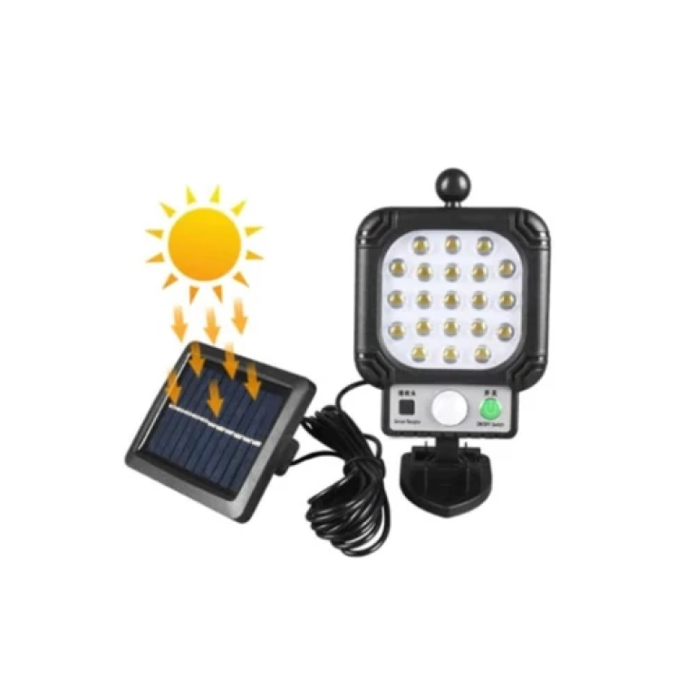 Επιτοίχιο Ηλιακό Φωτιστικό με Ανιχνευτή Κίνησης JX-966B - Image 2