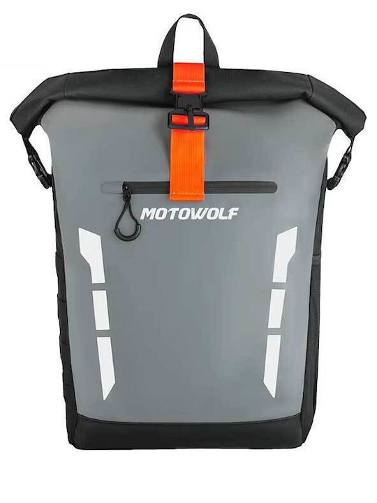 Motowolf Σακίδιο Πλάτης Αναβάτη Γκρι MDL0716B