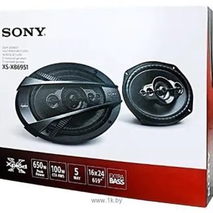 Σετ ηχεία αυτοκινήτου Sony 100W RMS XS-XB6951 μαύρο
