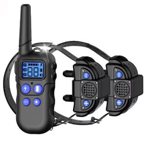 Ηλεκτρικό Κολάρο Εκπαίδευσης Σκύλου με Εμβέλεια 2000m 2 τεμάχια JP881