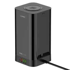 Πολύπριζο “Πύργος” με κάλυμμα 4πλό AC Universal 2500W LDNIO SEW4485