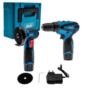 Σετ Γωνιακός Τροχός και Κρουστικό Δραπανοκατσάβιδο 12V