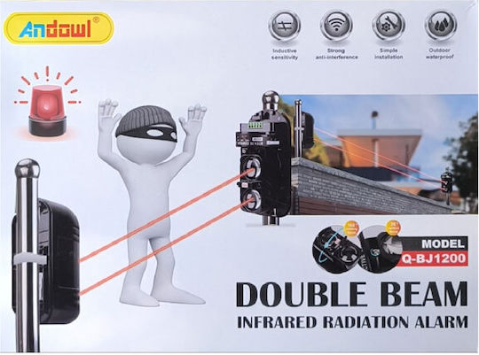 Andowl Ενσύρματος Ανιχνευτής Διπλής Δέσμης IP55 10.5-24V Εμβέλειας 30m - Image 2