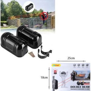 Andowl Ενσύρματος Ανιχνευτής Διπλής Δέσμης IP55 10.5-24V Εμβέλειας 30m