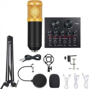 Σετ Μικρόφωνο & Κάρτα Ήχου Andowl MIC8 78 dB